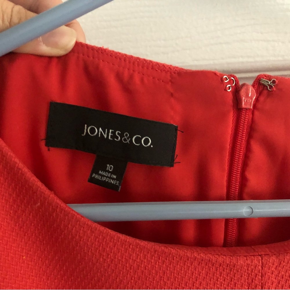 Jones & Co (aka Jones New York), midi length belted dress - Picture 2 of 2